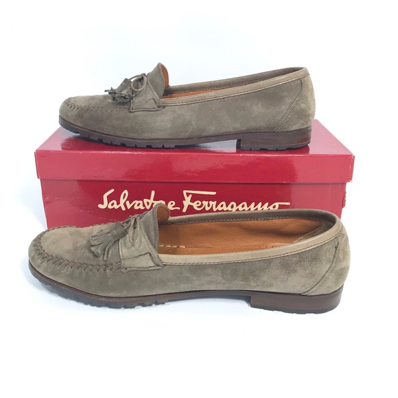 Salvatore Ferragamo Genuine Suede Loafers - Picture 2 of 9